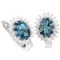 Natural LONDON BLUE TOPAZ Earrings