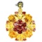 NATURAL MULTI COLOR CITRINE & GARNET Pendant