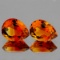 Natural AAA Madeira Orange Citrine Pair 10x7 MM - FL