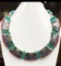 Tibet Hand Made Turquoise, Coral, Lapis Lazuli Necklace