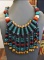 Tibet Natural Stone Tribal Queen Royal Necklace