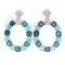 Natural London Blue  & Topaz Brazil Apatite Earrings