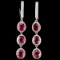 Top Rich Red Pink Ruby Earrings