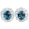 Natural AAA LONDON & SKY BLUE TOPAZ Earrings