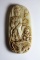 Old Natural Jade Hand Carved Buddha Guanyin Pendant