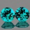 Natural Green Blue Apatite Pair 3.10 Carats - VVS