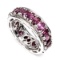 Natural  Pink Raspberry Rhodolite Garnet Ring