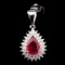 Top Rich Red Pink Ruby Pendant