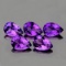 Natural Purple Pear Amethyst 10 x 7  mm - VVS
