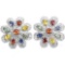 Natural Fancy Color Sapphire 41 Carats Earrings