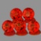 Natural AAA Orange Sapphire  3.60 MM - Flawless