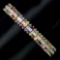 Natural Fancy Sapphire 139 Carats Bracelet