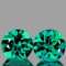 Natural Paraiba Green Blue Apatite Pair 6.5 MM - VVS