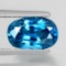 Natural Top AAA Electric Blue Zircon 3.10 Ct - Flawless