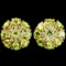 NATURAL AAA GREEN PERIDOT Earrings