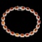 Natural Top Rich Orange Fire Opal Bracelet