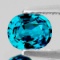 Natural Top  Electric Blue Zircon 4.27 Ct - Flawless