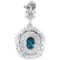 GENUINE AAA LONDON BLUE TOPAZ Pendant