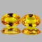 Natural Golden Yellow Sapphire Pair 6x4 MM - VVS