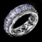 Natural Blue Violet Tanzanite Ring