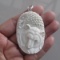 Hand Carved Bear & Eagle Pendant