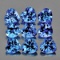 Natural Santa Maria Blue Aquamarine Hearts 4 mm - VVS