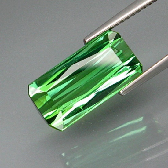 Natural Bluish Green Tourmaline 5.36 Ct