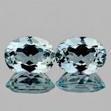 Natural AAA Light Sky Blue Aquamarine Pair - FL