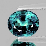Natural Bluish Greenish Sapphire 6x5 MM {Flawless-VVS}
