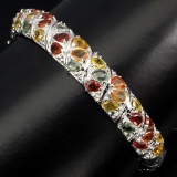 Natural Fancy Sapphire 126 Carats Bangle