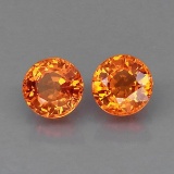 Natural Madagascar Imperial Sapphire Pair