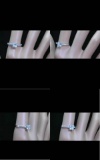 Natural Princess Diamond Ring E/SI1 - 1.05 Cts
