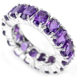 NATURAL AAA PURPLE AMETHYST Ring