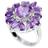 Natural Purple Amethyst 35 Carats Ring