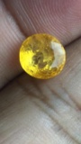 Natural Vivid Yellow Sapphire 4.24 Carats