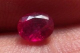 Natural Kashmir Red Ruby 0.90 carats