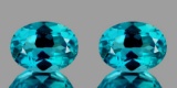 Natural Apatite Paraiba Blue Pair 7 x 5 mm - VVS