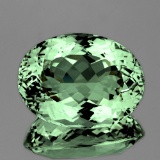 Natural Green Tea Color Green Amethyst 50.40 Cts - FL