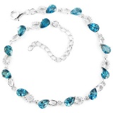 Natural AAA LONDON BLUE TOPAZ Bracelet