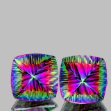 Natural Concave Cushion Mystic Topaz 30.25 Cts - If