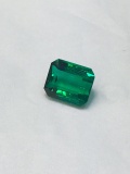 Natural Vivid Green Columbian Emerald 3.49 Ct - VVS