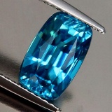 Natural Untreated Blue Zircon 4.47 Cts - VVS