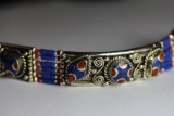 Tibet Hand Made  Lapiz Lazuli & Coral Bracelet