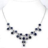 Natural BLUE SAPPHIRE 135 Ct Necklace