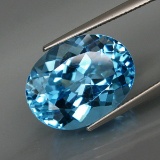 Natural Swiss Blue Topaz 17.82 Ct