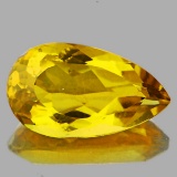 Natural Whisky Golden Yellow Citrine {Flawless-VVS1}