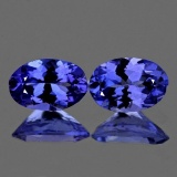 Natural Purple/Blue Tanzanite 6x4 mm - AAA