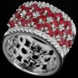 Natural Pigeon Blood Ruby Ring