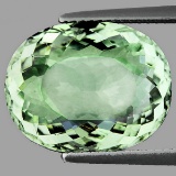 Natural Light Green Tea Amethyst 11.47 Carats - VVS