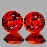 Natural Orange Red Spessartite Garnet 5.50 MM - VS